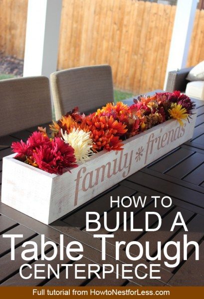 DIY Table Trough