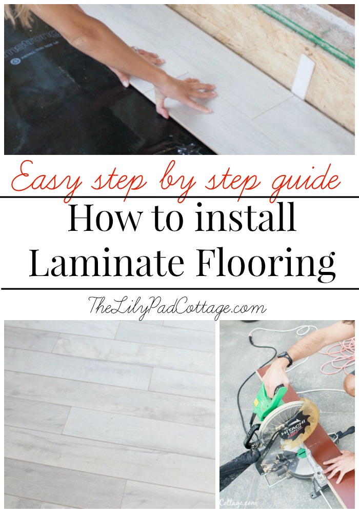 Laminate Floors Tutorial Sawdust Girl   How To Install Laminate Flooring1 