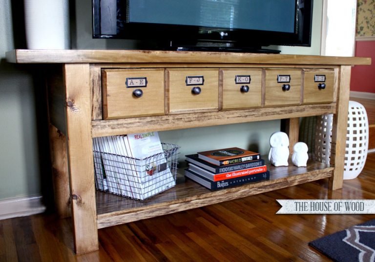 DIY Media Console