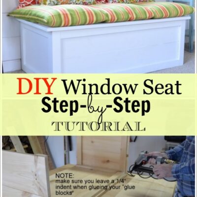 DIY Window Seat Tutorial