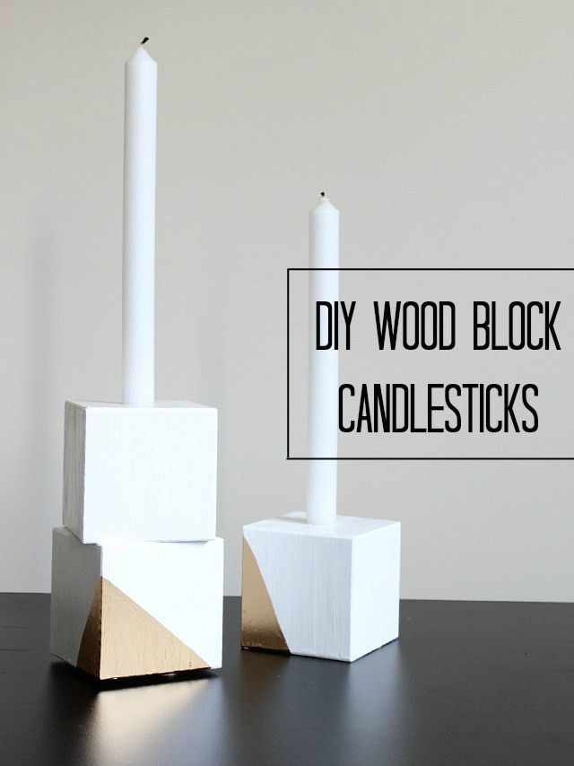 DIY Candle Holders