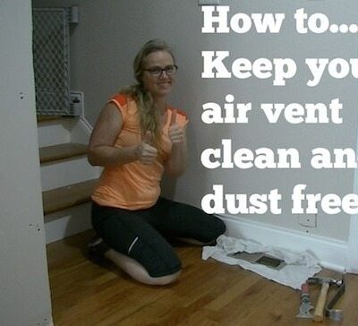 How to keep your air vents clean during renovation