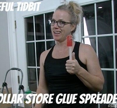 Dollar Store Glue Spreader