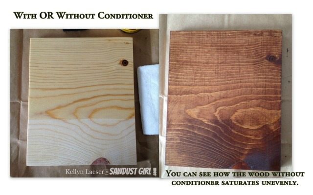 Beginner's Guide to Pre-Stain Wood Conditioner - The Handyman's Daughter