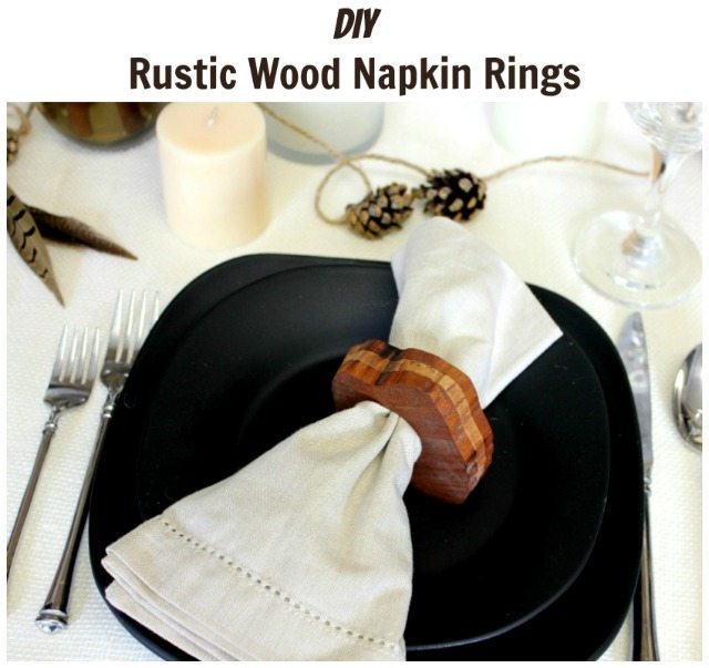 DIY Napkin Rings - easy diy project - Sawdust Girl®