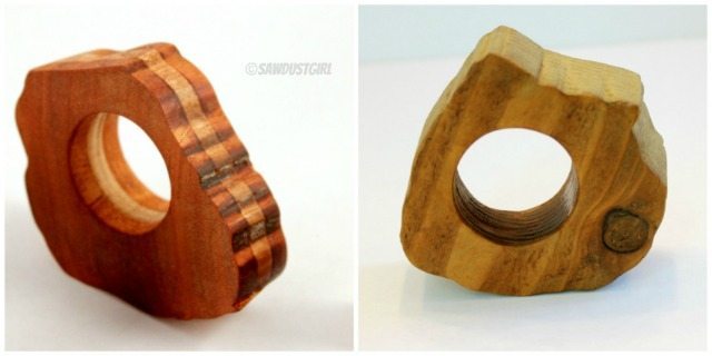 3-Ring Wood Napkin Ring + Reviews