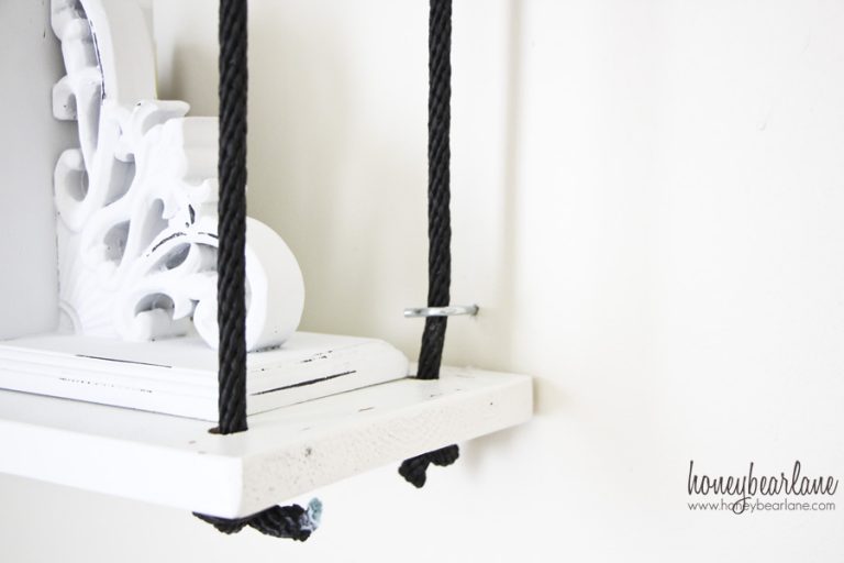 Diy Rope Shelves