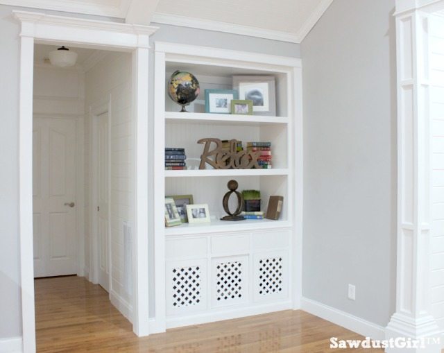 Hallway trim moulding