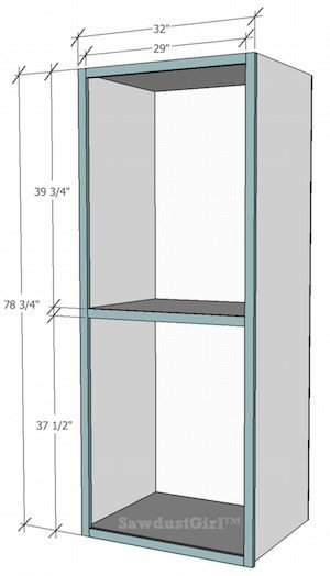 Sawdust Girl Master Closet – Design, Cutlist and Build Plans