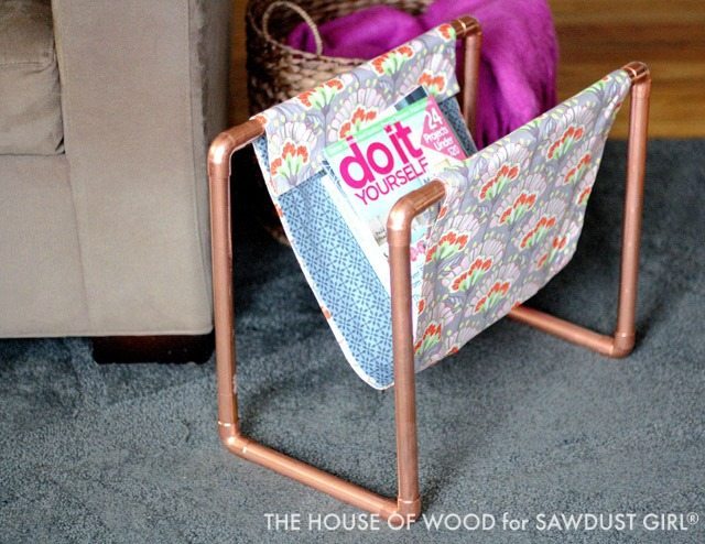 Chic DIY Copper Magazine Holder: How to Make this Surprisingly