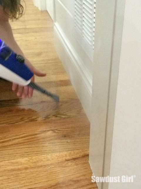 How to steam paint off the floor