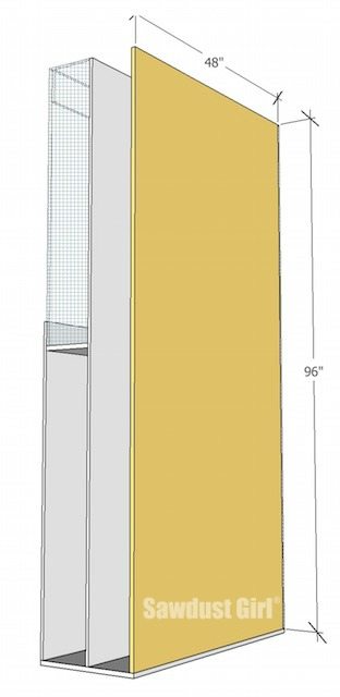 Lumber Storage Unit on Wheels - step7