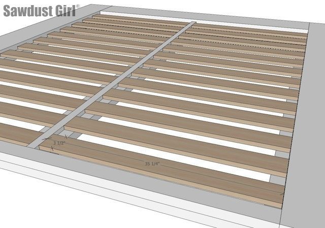 How to Make an Industrial Platform Bed - Woodworking Plans - Make a DIY Platform Bed with these free woodworking plans