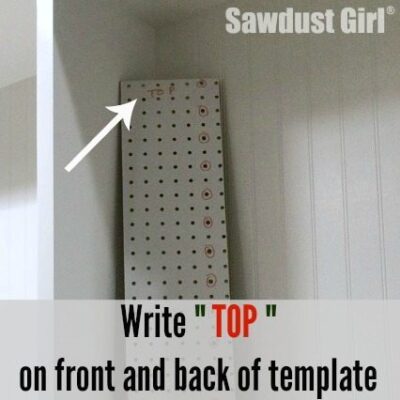 Image 5 for Template For Drilling Shelf Holes