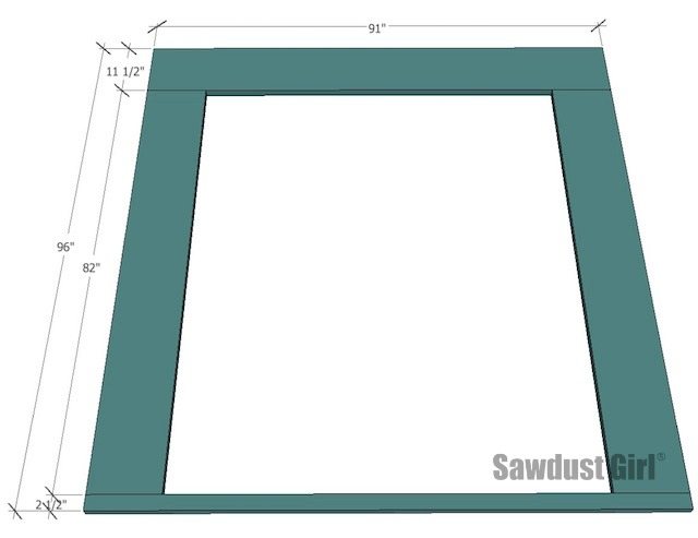 How to Make an Industrial Platform Bed - Woodworking Plans