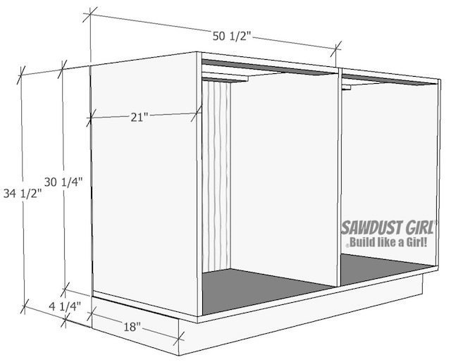 Plans For China Cabinet Base Sawdust Girl