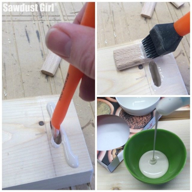 Awesome tools for glue application from @Sawdust Girl®.