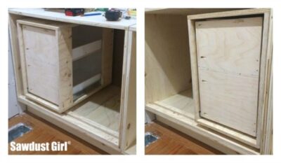 DIY Corner Cabinet With NO Wasted Space! - Sawdust Girl®