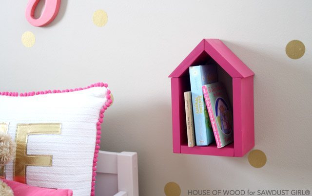 DIY house shelf