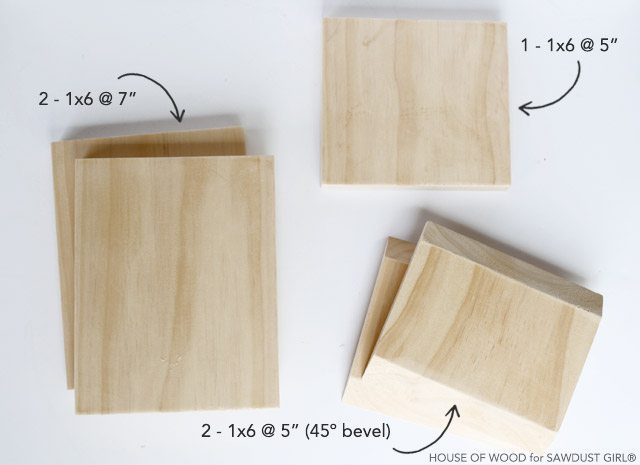 How to build a shelf out of wood.