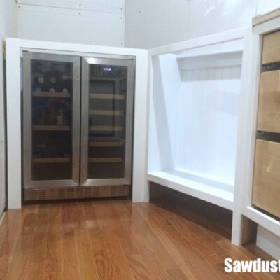 How to Make a Built-in Wine and Beverage Refrigerator Cabinet