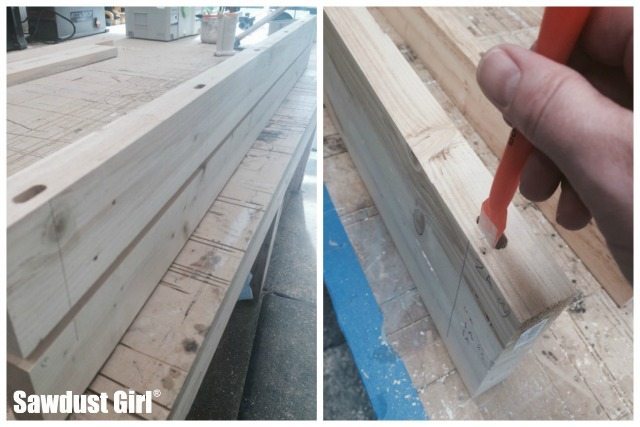 Building wood countertops with mitered corners