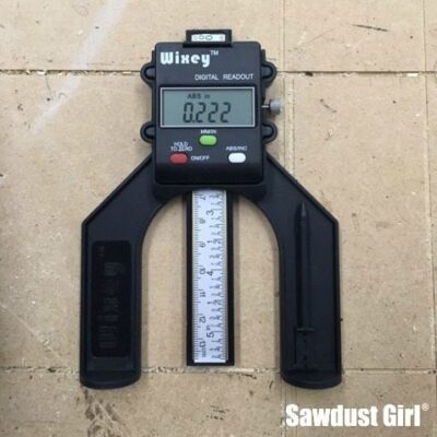 How to use a Digital Height Gauge - Sawdust Girl®