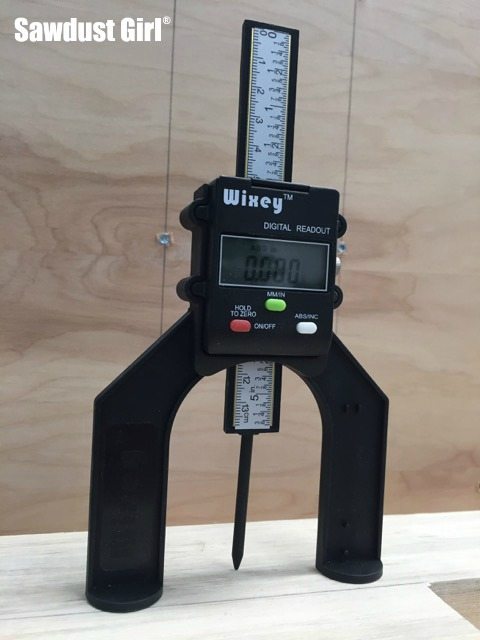 Measuring depth and height made easy with a digital guage