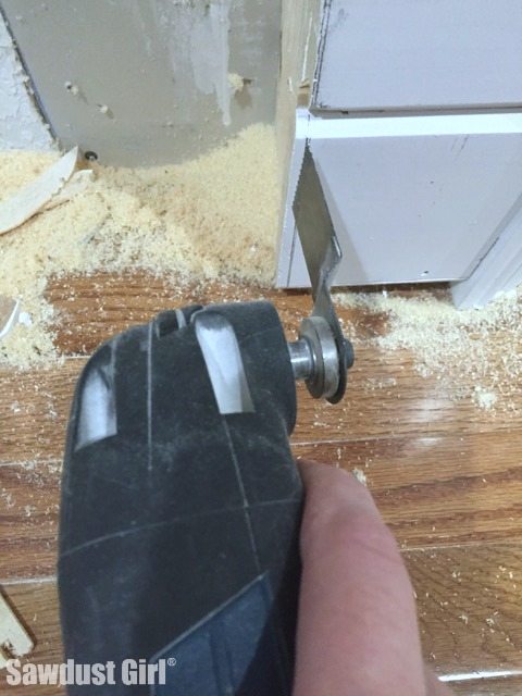 flush trim with oscillating tool