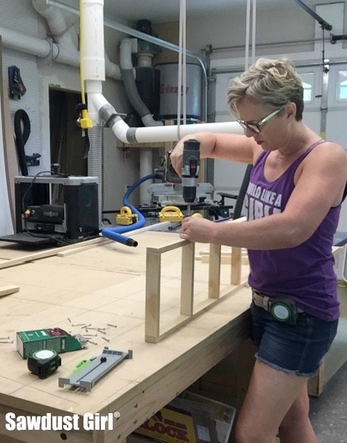 Hall Closet with Floating Shelves - Sawdust Girl®