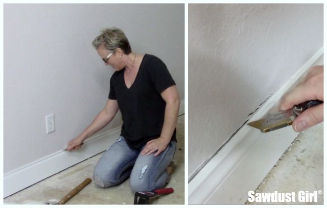 How to remove baseboards without damaging them or the wall