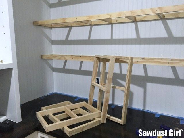 Maryville Pantry Update – Floating Shelves 9 Floating shelves for the Pantry
