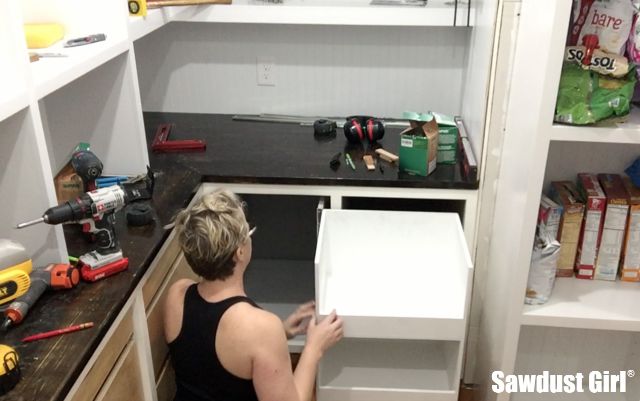 Pull-out Storage Cabinet - Sawdust Girl®