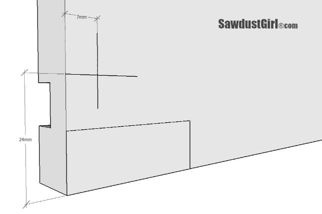 Preparing a drawer for Blum Tandem plus Blumotion 563 Drawer glides