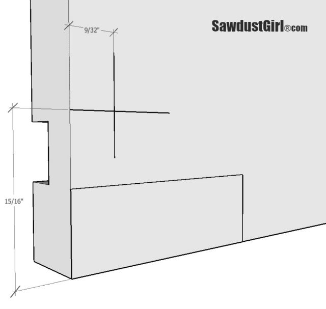 Boring hole in a drawer for Blum Tandem plus Blumotion 563 Drawer glides