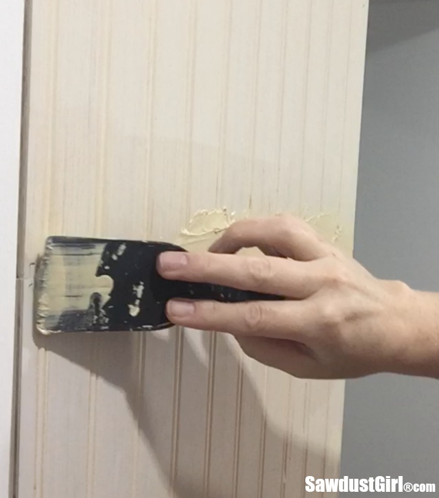 How to hide seams in Beadboard Sawdust Girl®