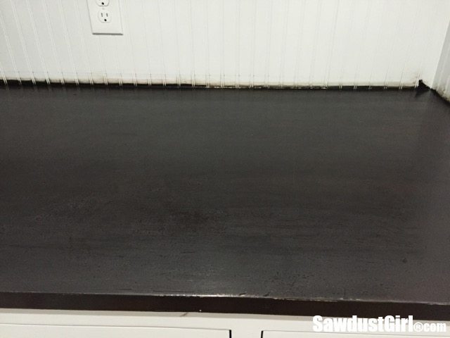 Refinishing a wood countertop