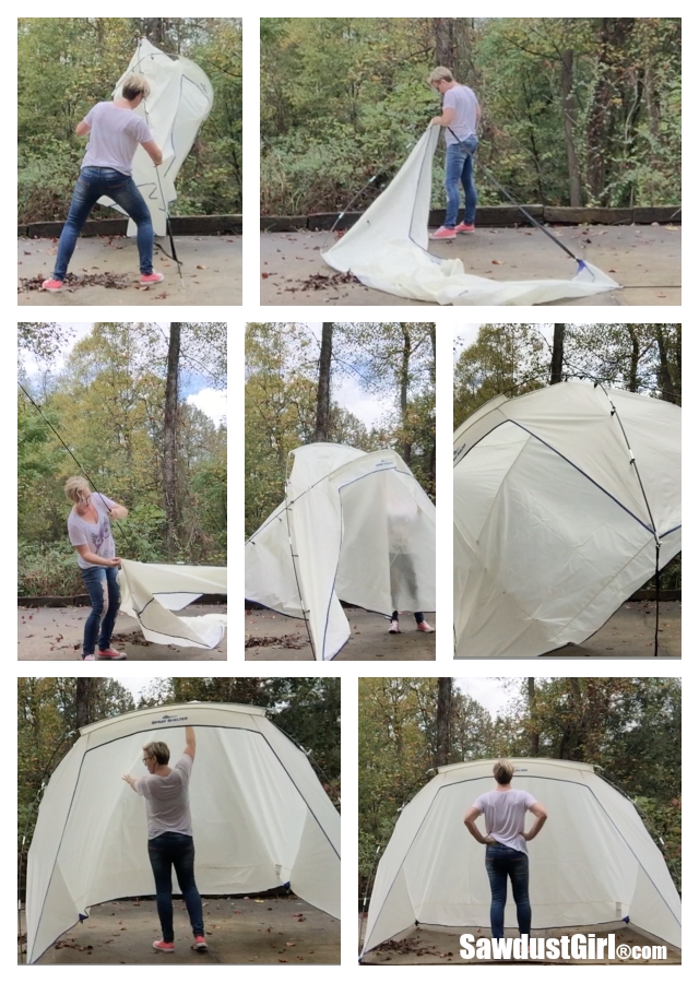 Spray Shelter for Painting - Sawdust Girl®