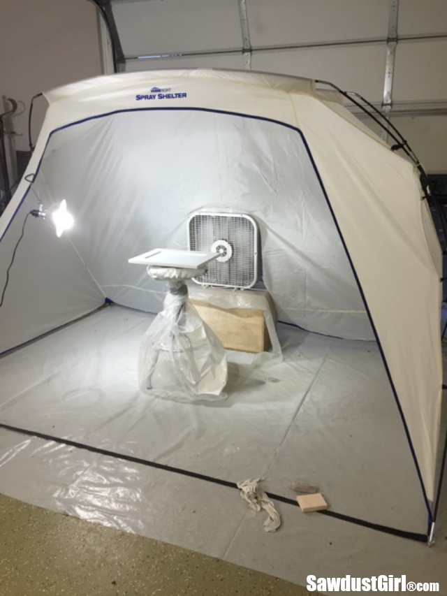Spray Shelter for Painting