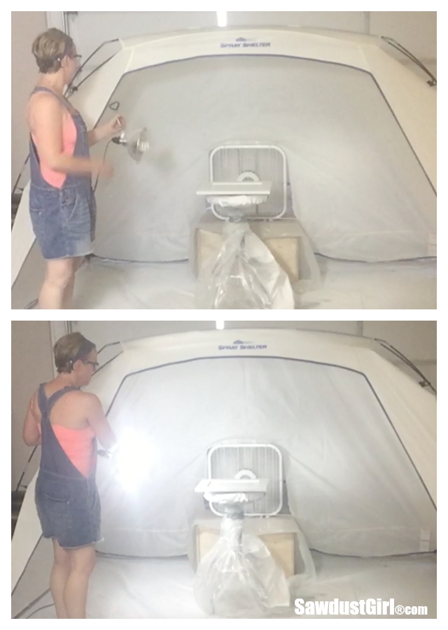 Spray Shelter for Painting - Sawdust Girl®