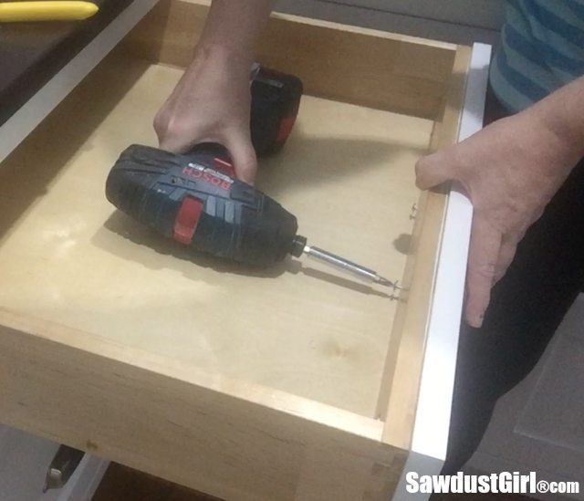 How to Install Drawer Fronts Sawdust Girl®