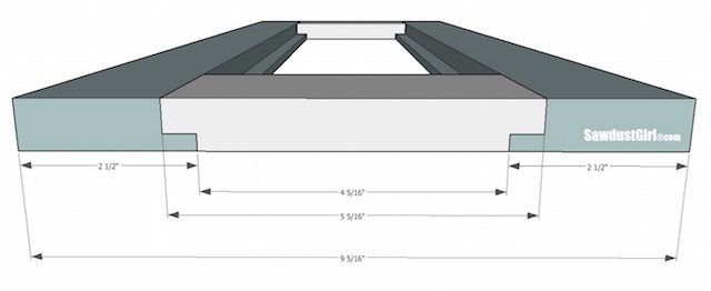 Drawer Front with lap joint