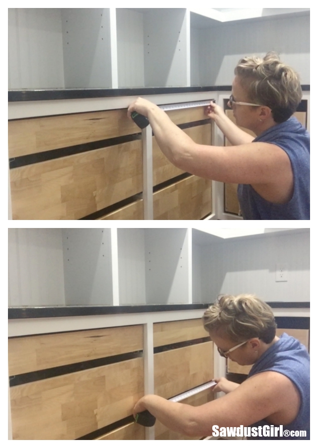 Building Drawer Fronts for Inset Drawers