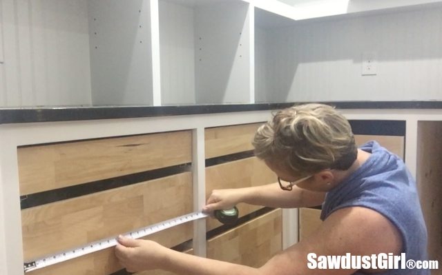 Building Drawer Fronts For Cabinets And