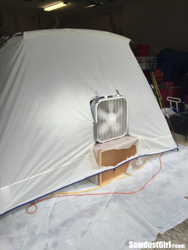 Spray Shelter for Painting - Sawdust Girl®