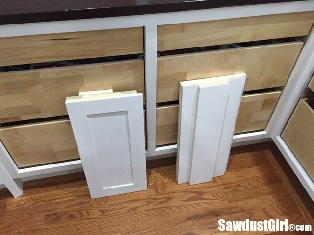 Building Drawer Fronts For Cabinets And