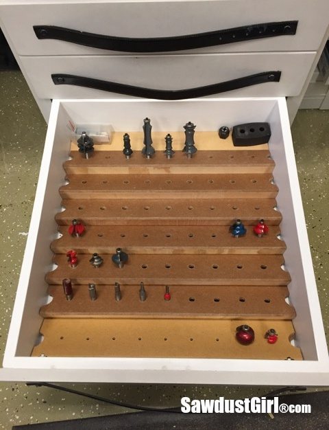 Router Bit Storage Drawer