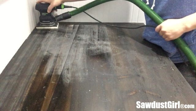 Refinishing a wood countertop
