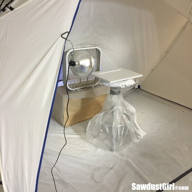 DIY Portable Spray Paint Tent 