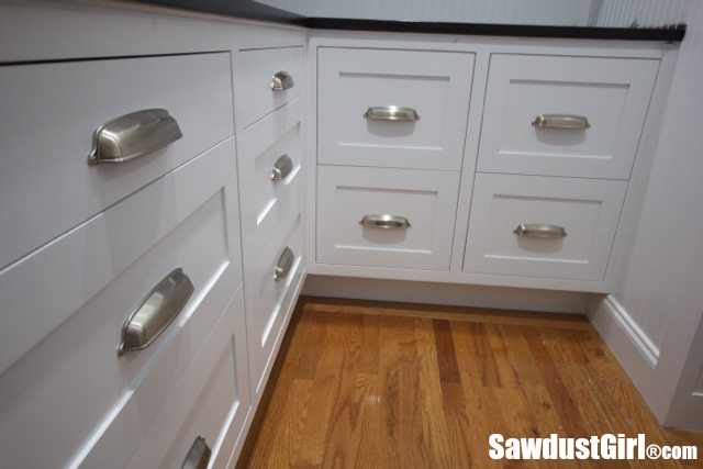 How to Install Cabinet Drawer Fronts - Sawdust Girl®